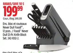 Canadian Tire Foodi Never Dull 12-Pc Knife Block Set offer