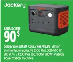 Canadian Tire E300 Plus 300/600W 288Wh Portable Power Station offer