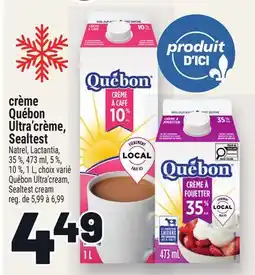 Metro CRÈME QUÉBON ULTRA'CRÈME, SEALTEST | SEALTEST CREAM offer
