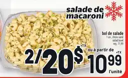 Metro BOL DE SALADE | SALAD BOWL offer
