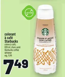 Metro COLORANT À CAFÉ STARBUCKS | STARBUCKS COFFEE WHITENER offer