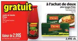 Metro PÂTES LASAGNE PRIMO | PRIMO LASAGNA PASTA offer