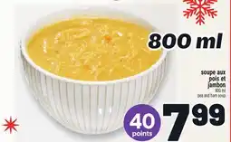 Metro SOUPE AUX POIS ET JAMBON | PEA AND HAM SOUP offer