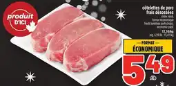 Metro CÔTELETTES DE PORC FRAIS DÉSOSSÉES | FRESH BONELESS PORK CHOPS offer