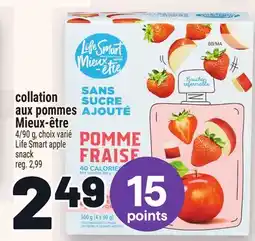 Metro COLLATION AUX POMMES MIEUX‑ÊTRE | LIFE SMART APPLE SNACK offer