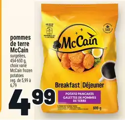 Metro POMMES DE TERRE MCCAIN | MCCAIN FROZEN POTATOES offer