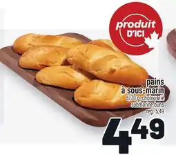 Metro PAINS À SOUS-MARIN | SUBMARINE BUNS offer