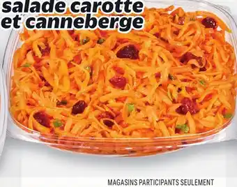 Metro SALADE CAROTTE ET CANNEBERGE offer