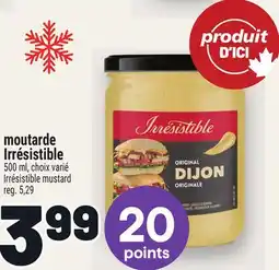 Metro MOUTARDE IRRÉSISTIBLE | IRRÉSISTIBLE MUSTARD offer