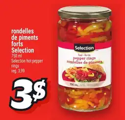 Metro RONDELLES DE PIMENTS FORTS SELECTION | SELECTION HOT PEPPER RINGS offer