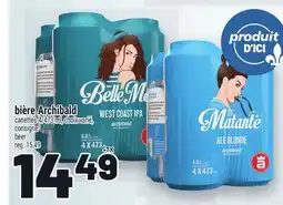 Metro BIÈRE ARCHIBALD | BEER offer