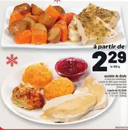 Metro ASSIETTE DE DINDE | TURKEY PLATE offer
