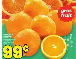 Metro ORANGE NAVEL SANS PÉPINS | SEEDLESS NAVEL ORANGE offer