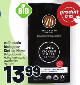 Metro CAFÉ MOULU BIOLOGIQUE KICKING HORSE | KICKING HORSE ORGANIC GROUND COFFEE offer