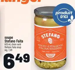 Metro SOUPE STEFANO FAITA | STEFANO FAITA SOUP offer