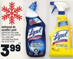 Metro NETTOYANT DE CUVETTE LYSOL | LYSOL TOILET BOWL CLEANER offer