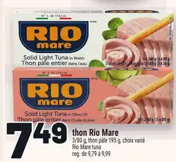Metro THON RIO MARE | RIO MARE TUNA offer