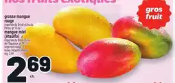 Metro GROSSE MANGUE ROUGE | LARGE RED MANGO OR HONEY (ATAULFO) MANGO offer