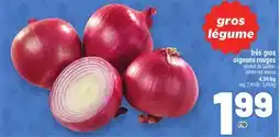 Metro TRÈS GROS OIGNONS ROUGES |JUMBO RED ONIONS offer