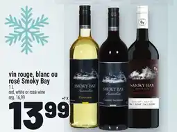 Metro VIN ROUGE, BLANC OU ROSÉ SMOKY BAY | RED, WHITE OR ROSÉ WINE offer
