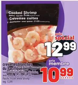 Metro CREVETTES BLANCHES DU PACIFIQUE | PACIFIC FROZEN WHITE SHRIMP offer