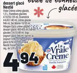 Metro dessert glacé Nestlé offer