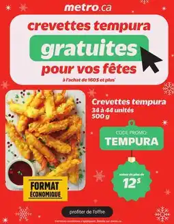 Metro CREVETTES TEMPURA offer