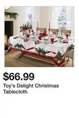 Wayfair Toy's Delight Christmas Tablecloth offer