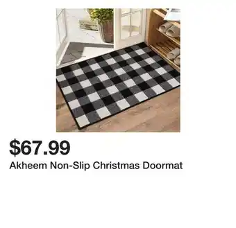 Wayfair Akheem Non-Slip Christmas Doormat offer