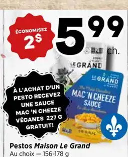 Val-Mont Pestos Maison Le Grand offer