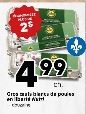 Val-Mont Gros œufs blancs de poules en liberté Nutri offer