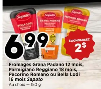 Val-Mont Grana Padano 12 mois, Parmigiano Reggiano 18 mois, Pecorino Romano o Bella Lodi 18 mois offer