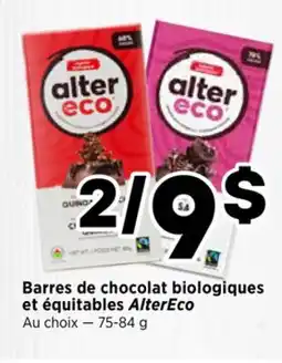Val-Mont Barres de chocolat biologiques et équitables AlterEco offer