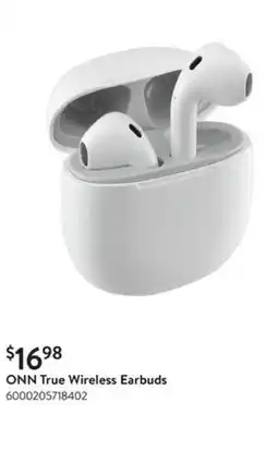 Walmart ONN True Wireless Earbuds offer