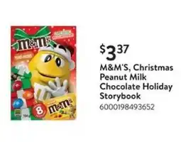 Walmart M&M'S, Christmas Peanut Milk Chocolate Holiday Storybook offer