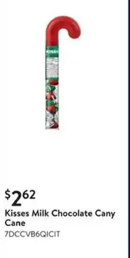Walmart Kisses Milk Chocolate Cany Cane offer