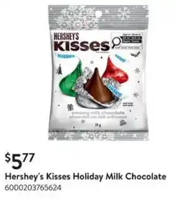 Walmart Hershey's Kisses Holiday Milk Chocolate offer