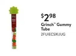 Walmart Grinch Gummy Tube offer