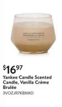 Walmart Yankee Candle Scented Candle, Vanilla Crème Brulée offer