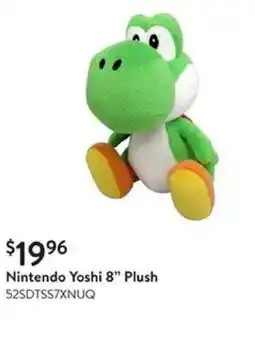 Walmart Nintendo Yoshi 8" Plush offer