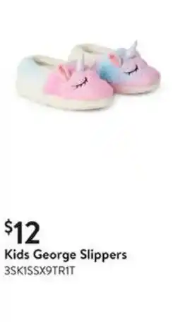 Walmart Kids George Slippers offer