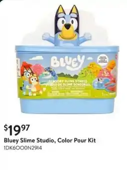 Walmart Bluey Slime Studio, Color Pour Kit offer