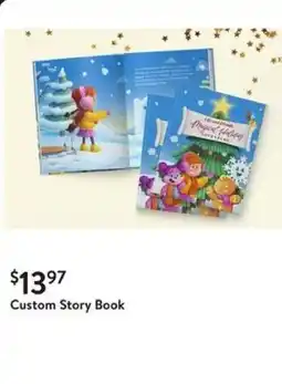 Walmart Custom Story Book offer