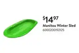 Walmart Manitou Winter Sled offer