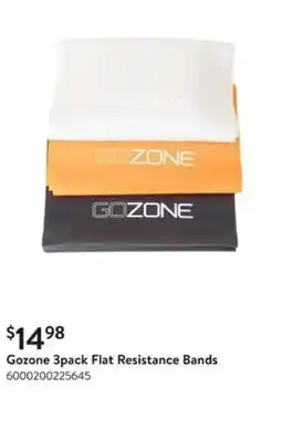 Walmart Gozone Flat Resistance Bands offer