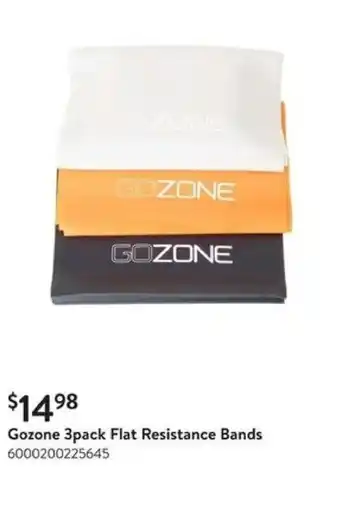Walmart Gozone Flat Resistance Bands offer