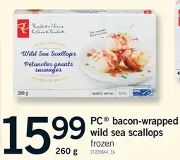 Fortinos PC BACON-WRAPPED WILD SEA SCALLOPS, 260 G offer