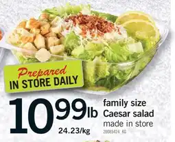 Fortinos CAESAR SALAD offer