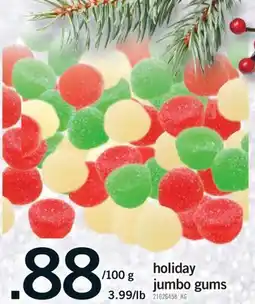 Fortinos HOLIDAY JUMBO GUMS offer
