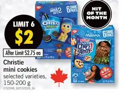Fortinos CHRISTIE MINI COOKIES, 150-200 offer